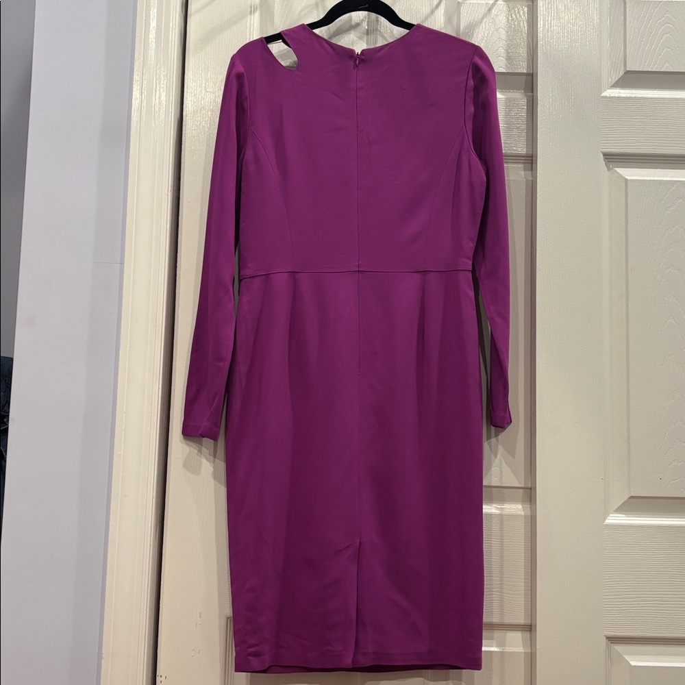 Raoul Purple Long Sleeve Dress - Picture 3 of 7